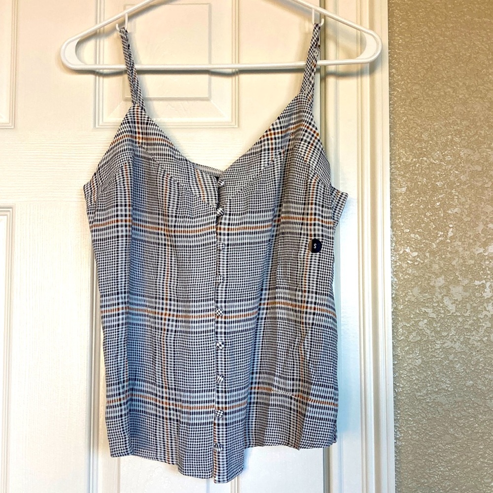 Abercrombie and Fitch Gingham Plaid Tank